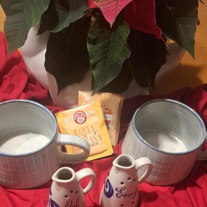 Konyhai vintage ajándékdoboz a szürke jegyében  - otthon & életmód - papír, írószer - ajándékozás kellékei - ajándékzsák, csomagolás - Meska.hu