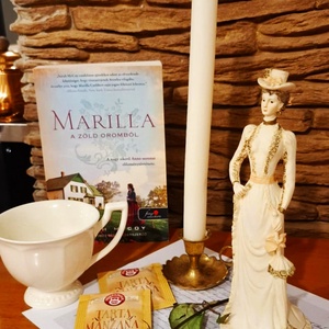  Antik porcelános, teázós ajándékdoboz - Meska.hu