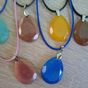 Drágakő stílusú nyakláncok  - ékszer - nyaklánc - medál - Meska.hu