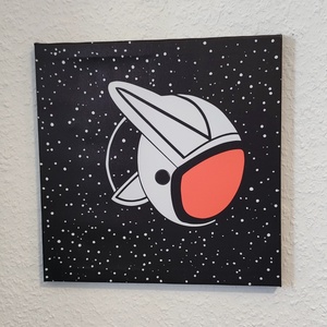 Világűr témájú vászonkép - 30x30 cm - Explorer Pod, Otthon & Életmód, Dekoráció, Kép & Falikép, Vászonkép, Fotó, grafika, rajz, illusztráció, MESKA