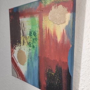 Absztrakt festmény - művészet - festmény - akril - Meska.hu