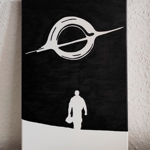 Interstellar festmény - Meska.hu