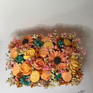 Gyertya Virág Box-Húsvéti, Otthon & Életmód, Gyertya, illat, aroma, Illatviasz, Gyertya-, mécseskészítés, MESKA