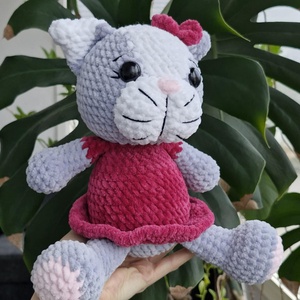 Szoknyás cica - játék & sport - plüssállat & játékfigura - más figura - Meska.hu