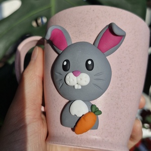 Nyuszis bögre - otthon & életmód - konyhafelszerelés, tálalás - tálalás - bögre & csésze - Meska.hu