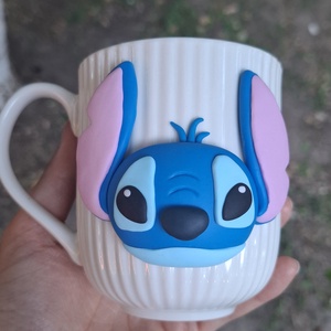 Stitch bögre, Otthon & Életmód, Konyhafelszerelés, tálalás, Tálalás, Bögre & Csésze, Agyagozás, MESKA
