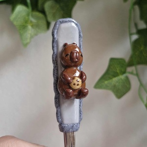 Capybara kanál - otthon & életmód - konyhafelszerelés, tálalás - tálalás - kanál & villa - Meska.hu