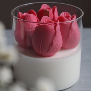Tavaszi tulipán ?, Otthon & Életmód, Gyertya, illat, aroma, Mécses és mécsestartó, Gyertya-, mécseskészítés, MESKA