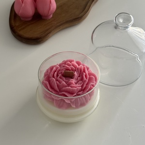 Üvegbe zárt virág  - otthon & életmód - gyertya, illat, aroma - gyertya - Meska.hu