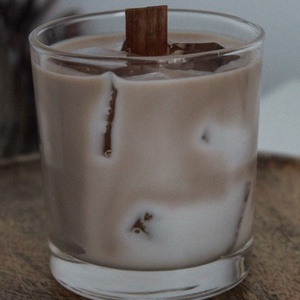 Jeges kávé gyertya � - otthon & életmód - gyertya, illat, aroma - illatviasz - Meska.hu