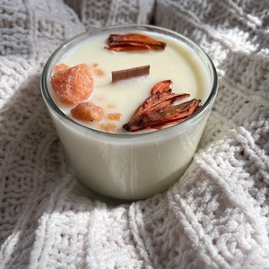 Kézműves szójaviasz gyertya 100% természetes - otthon & életmód - gyertya, illat, aroma - gyertya - Meska.hu