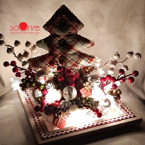 Vidám karácsony - karácsony - karácsonyi lakásdekoráció - karácsonyi lakásdíszek - Meska.hu