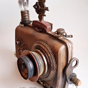 Steampunk fényképezőgép - otthon & lakás - dekoráció - dísztárgy - Meska.hu Steampunk fényképezőgép - otthon & lakás - dekoráció - dísztárgy - Meska.hu