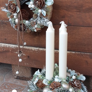 Havas adventi szett, Karácsony, Adventi díszek, Adventi koszorú, Mindenmás, MESKA