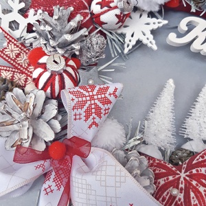 Hószállingózás - otthon & életmód - dekoráció - ajtó- és ablak dekoráció - ajtódísz & kopogtató - Meska.hu