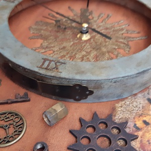 Steampunk falióra - otthon & életmód - dekoráció - fali és függő dekoráció - falióra & óra - Meska.hu