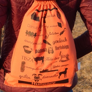  Jelképekzsák � korall, Táska & Tok, Hátizsák, Tornazsák, Gymbag, Festészet, Varrás, MESKA