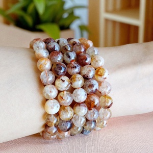 Citrin-tűzkvarc karkötő  - ékszer - karkötő - ásványkarkötő - Meska.hu