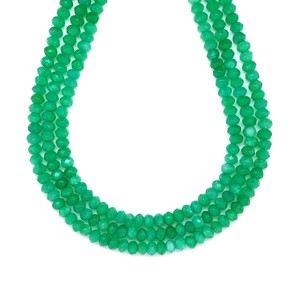 Achát faz szin fűzöld korong 4x3mm, Kellékek & szerszámok, Ásvány alapanyag, Ásványfüzér, , MESKA