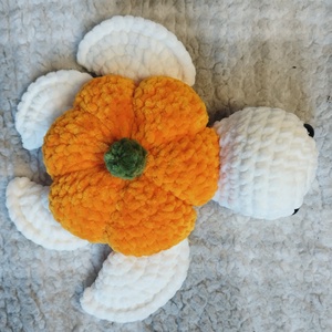 Horgolt tök teknős - otthon & életmód - dekoráció - halloween - halloweeni figurák - Meska.hu