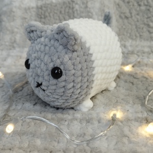 Horgolt cica plüss, Játék & Sport, Plüssállat & Játékfigura, Cica, Horgolás, MESKA