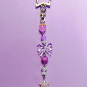 Lila kulcstartó, táskadísz - táska & tok - kulcstartó & táskadísz - táskadísz - Meska.hu Lila kulcstartó, táskadísz - táska & tok - kulcstartó & táskadísz - táskadísz - Meska.hu