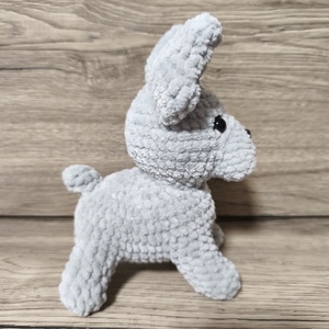 Horgolt francia bulldog - játék & sport - plüssállat & játékfigura - kutya - Meska.hu