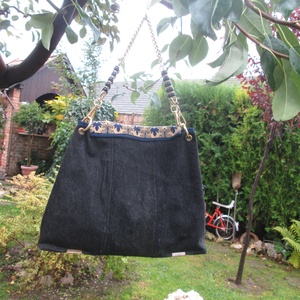 Romantikus női táska,részben újrahasznosított anyagból - táska & tok - kézitáska & válltáska - válltáska - Meska.hu