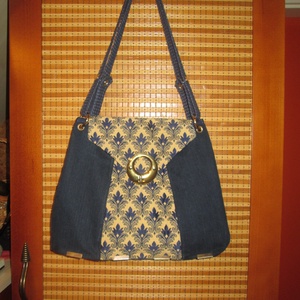 Romantikus női táska,részben újrahasznosított anyagból, Táska & Tok, Kézitáska & válltáska, Válltáska, Varrás, MESKA