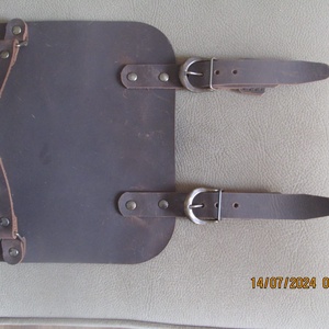 Valódi bőr szett horgolt táskákhoz - táska & tok - táska szett - Meska.hu