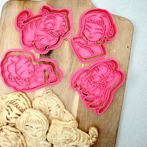 Kpop Démon Vadászok Sütikiszúró Huntrix Netflix Mesefilm 4 db-os Készlet - otthon & életmód - konyhafelszerelés, tálalás - sütés, főzés - sütikiszúró - Meska.hu