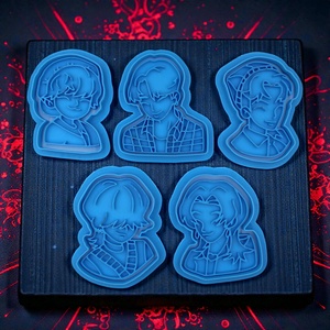 Kpop Démon Vadászok Sütikiszúró Saja boy Netflix Mesefilm 5 db-os Készlet - otthon & életmód - konyhafelszerelés, tálalás - sütés, főzés - sütikiszúró - Meska.hu