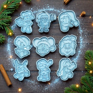 Karácsonyi Disney Mesehősök Sütikiszúró Mickey Donald Grincs Spongyabob Mancs Őrjárat Csőrike Plutó Minnie Keksz Kiszúró - Meska.hu