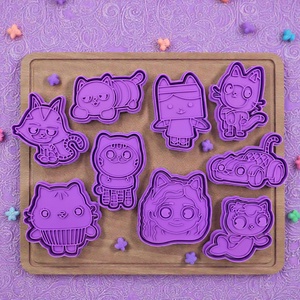  Gabi Babaháza 9db-os Készlet Sütikiszúró Gaby Mesés Keksz Kiszúró Gyurma Nyomda - Meska.hu