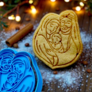 Betlehemi Jelenet Sütikiszúró Karácsonyi Motívummal - Meska.hu
