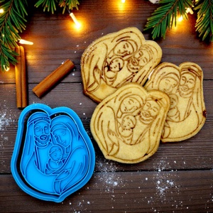 Betlehemi Jelenet Sütikiszúró Karácsonyi Motívummal - otthon & életmód - konyhafelszerelés, tálalás - sütés, főzés - sütikiszúró - Meska.hu