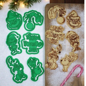 Grincs Karácsonyi Feliratos Sütikiszúró Készlet 6-db-os Grinch - Meska.hu
