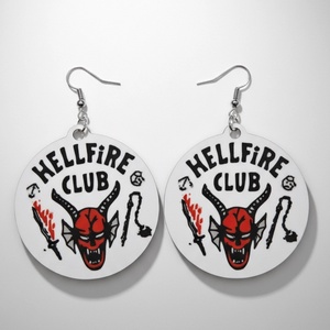 Stranger Things Karika Fülbevaló Hellfire Club Netflix Sorozatból Egyedi Tervezésű - Meska.hu