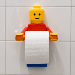 Lego ember WC papír tartó Nagyméretű Dekor - otthon & életmód - dekoráció - asztal és polc dekoráció - dekorációs tál, tartó - Meska.hu