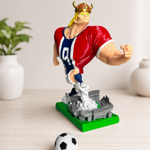 Haaland Viking Focista Szobor � Prémium 3D Nyomtatott � Egyedi Dekoráció és Ajándék Szurkolóknak - otthon & életmód - dekoráció - asztal és polc dekoráció - könyvszobor - Meska.hu
