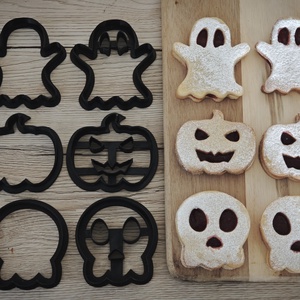  Halloween Linzer Kiszúró Készlet 6 db-os - otthon & életmód - dekoráció - halloween - halloweeni sütikiszúrók - Meska.hu