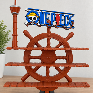 ONE PIECE Kinder Figura Tartó Álvány Tartó Vitrin - otthon & életmód - dekoráció - fali és függő dekoráció - fali kulcstartó - Meska.hu