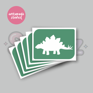 Dínó mintás 06 öntapadó csillámtetoválás sablon / csillámtetkó stencil, Kellékek & szerszámok, Dekorációs kellékek, Matricaív, Fotó, grafika, rajz, illusztráció, MESKA