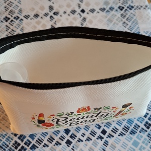 Sminktáska - 15 cm X 22 cm - otthon & életmód - fürdőszoba - fürdőszobai tároló - Meska.hu