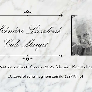 Márvány síremlék névtábla, 3020cm. Szénási László211253 részére - Meska.hu