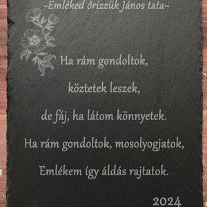 Emléktábla személyre szólóan vendeg179122 részére - Meska.hu