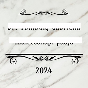 Márvány emléktábla Péter588084 részére - Meska.hu