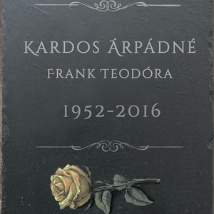 Bazaltpala sírtáblarendelésre, Otthon & Életmód, Vallás, Temetkezési tárgy, Gravírozás, pirográfia, Fotó, grafika, rajz, illusztráció, MESKA