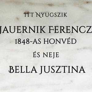 Emléktábla, névtábla, sírtábla Jauernik István759485 részére - Meska.hu