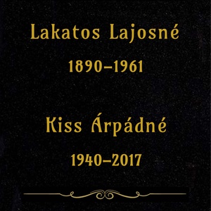 Gránit sírtábla személyre szólóan Reni270239 részére - Meska.hu